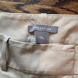 Ann Taylor Khaki/Taupe Dress Pants